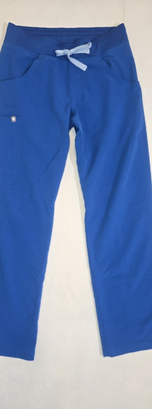 FIGS Royal Blue Yola Skinny Cargo Scrub Pants Womens XS Petite